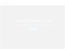 Tablet Screenshot of globoforce.com
